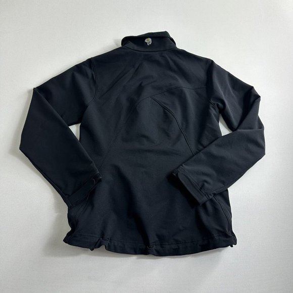 MOUNTAIN HARDWARE Black Soft Shell Jacket‎ Women's Size Small Fleeced Lined - Picture 2 of 10